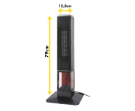 Mission Air Termowentylator kolumnowy MALMO 2400W Black - 1590316 - zdjęcie 6